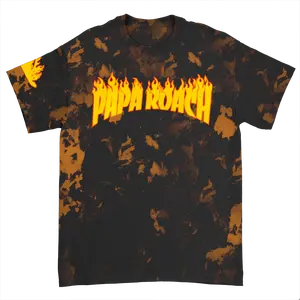 Firestarter Dye Tee (Black/Orange)