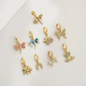 Copper Charms - High-Quality Durable Charms for Bracelets, Necklaces, Earrings & DIY Projects - Lightweight Design with Unique Butterfly and Bear Charms