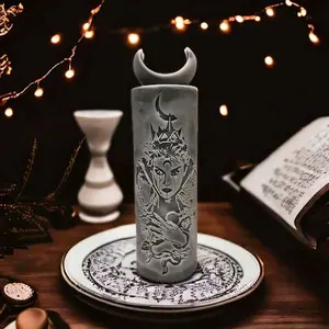 Hecate Candle - Made with Soywax and Beeswax -  Decor for Altar