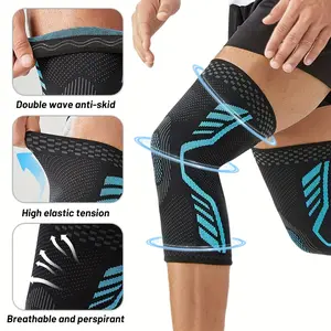 2 pieces of non-slip support knee pads - compression, quick-dry breathable knee pads, high elasticity, suitable for daily use