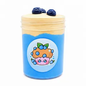 Blueberry Muffin Slime – Fresh Baked Blueberry Muffin Butter Slime with Blueberry Charm