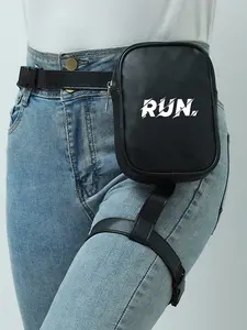 Adjustable Running Thigh Pack, Sporty Active Design for All Seasons, Ideal for Running, Jogging Equipment, Gym, Cycling, Motorcycle, Unisex Hands-Free Bag