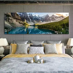 Breathtaking Lake Forest Mountain Scenery Wall Art Decor Home Office Decor Poster Decoration Ornaments Artistic Photo  Unframed Ready to Hang Perfect for Living Room Bedroom Office Home Decor Gift
