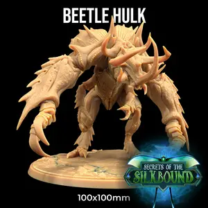Beetle Hulk RPG Mini Dragon Trappers Lodge Secrets of the Silkbound Miniature for Tabletop Gaming DND Wargaming RPG 3D Printed