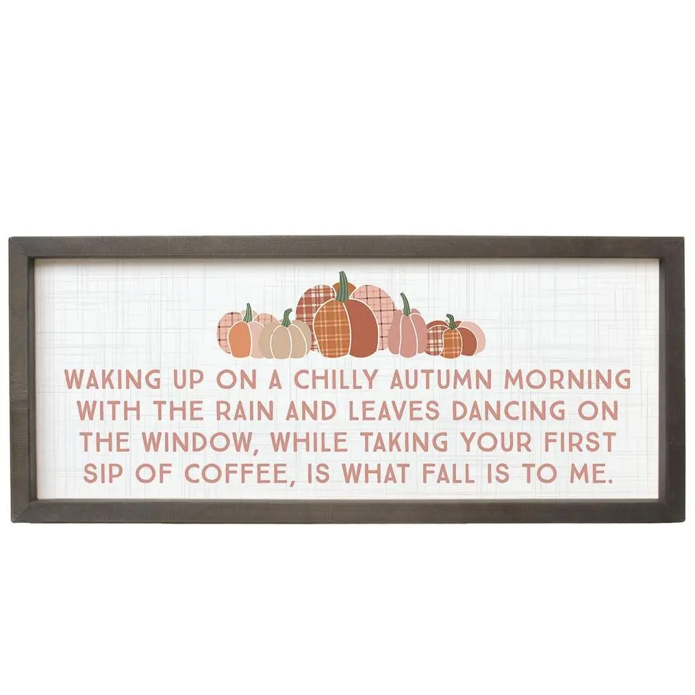 Sincere Surroundings 24" Fall Is To Me FarmhousFrame Art