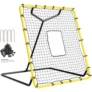 VEVOR Baseball and Softball Rebounder Net, PitchBack Baseball Pitching Nest, 3 - Way Baseball, Softball Pitchback Net, Fielding Trainer, Bounce Back Net for Fielding/Throwing PracticeVEVOR Super Brand Day