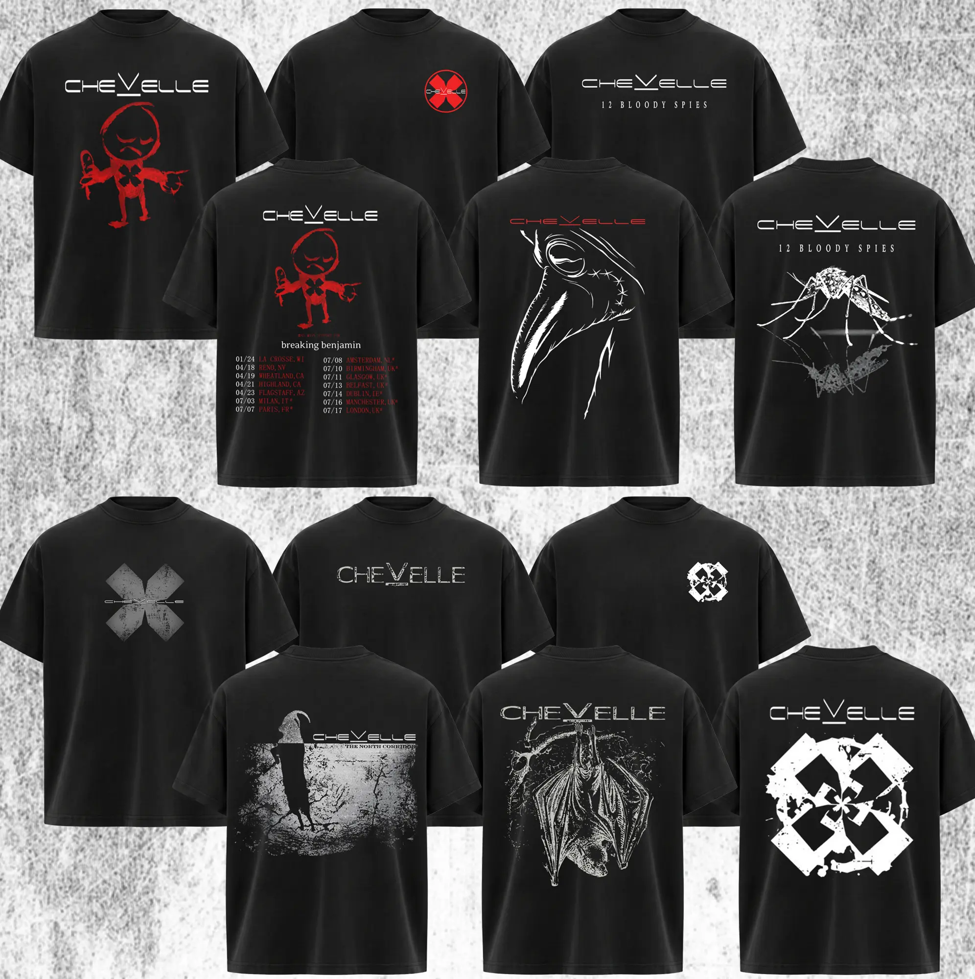 [Collection] Chevelle Band T-Shirt , Classic Chevelle Shirt, Alternative Rock Shirt, Rock Band Shirt, Retro Music Tee, Rock Music Lover Shirt, Vintage Band Shirts Casual Fabric Fit Top , Top Men's and Women's Clothing