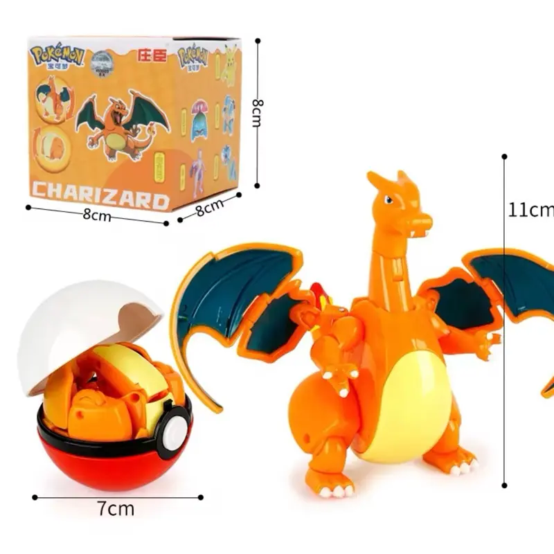 Charizard and Pokeball Toy Pokemon