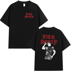 Rapper Peso Dinastia Tour Merch T Shirt Men's Punk Fashion Cotton T-shirts Vintage Hip Hop Clothing