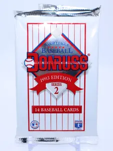 1993 Donruss Series 2 Baseball Foil Pack (14 Cards)