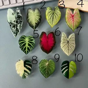 RESTOCKED MAGNETIC OPTIONS Leaf Plant Phone Grip Smartphones Secure Hold StandGift UniquePhone Stand MountKindle Holder Colourful