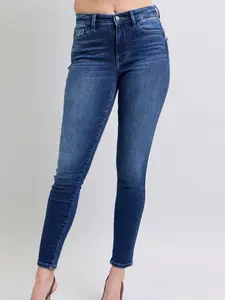 Judy Blue Full Size Washed Thermal Skinny Jeans Plus Size