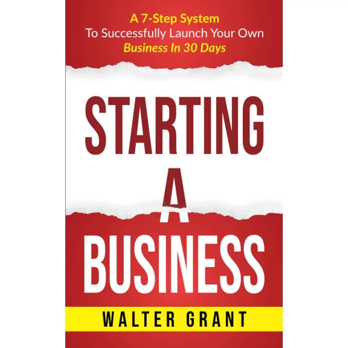 Starting A Business: A 7-Step System To Successfully Launch Your Own Business In 30 Days (Business 101) Paperback – March 24, 2020