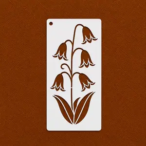 Bluebell Flowers Stencil