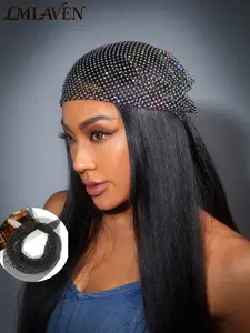 Women's Fashion Polyester Rhinestone Bandana Scarf, Casual Street Style Head Wrap, Daily Wear Accessory, All Seasons