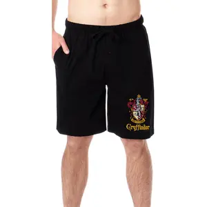 Harry Potter Mens' Hogwarts All Houses Sleep Pajama Shorts