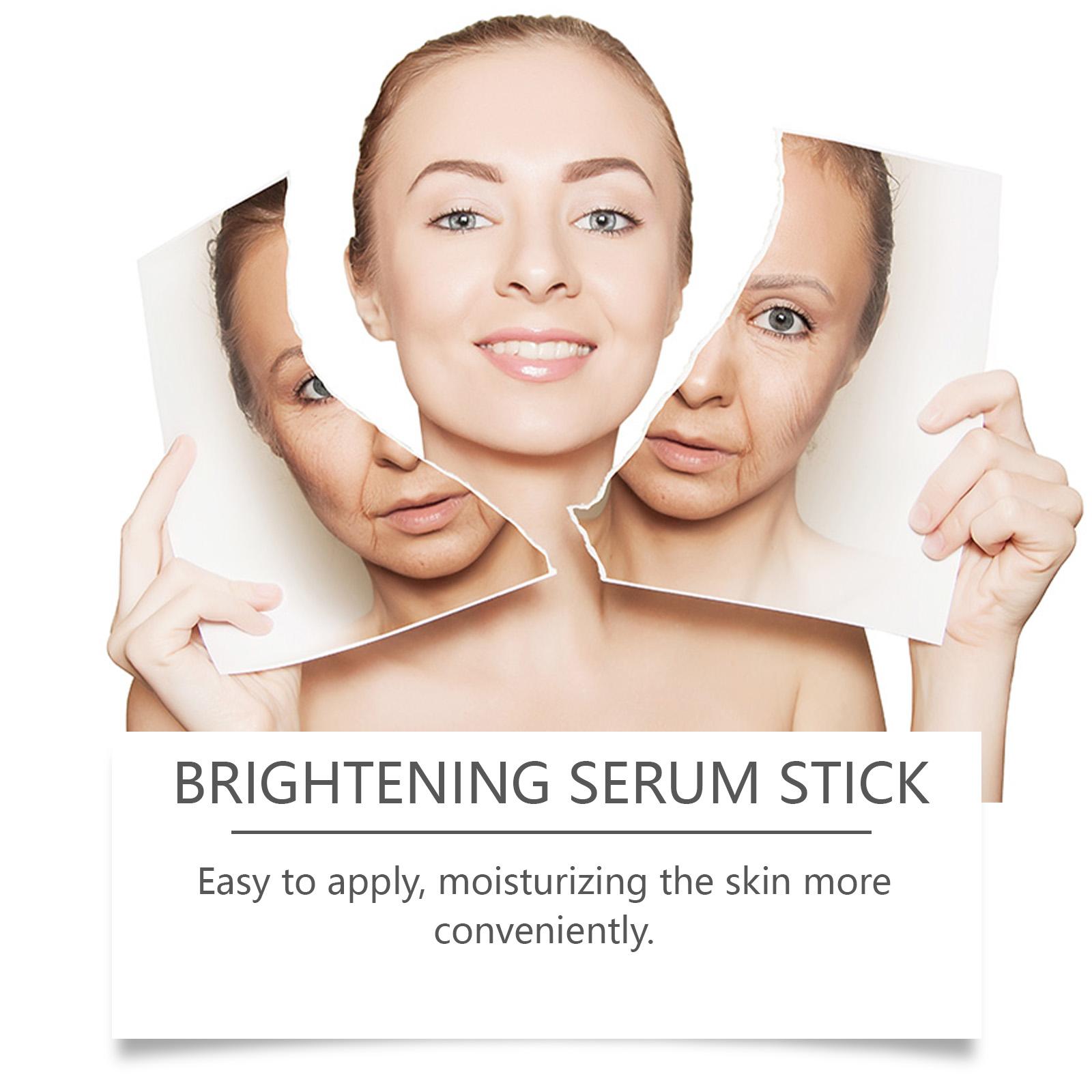 Hoygi Vitamin C Serum Stick - Brightening & Moisturizing Face Balm Moisturizers, Radiance