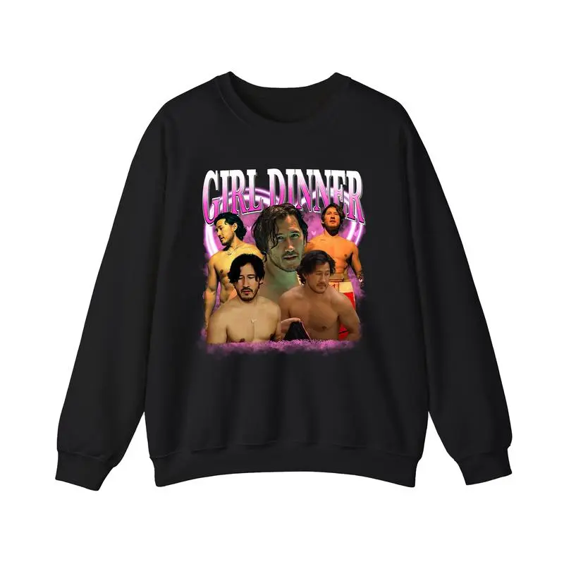 [Made In US] Girl Dinner SixPack Shirt, Markiplier Girl Dinner Sweatshirt, Vintage Shirt,Full Sizes, For Men, For Women Casual Cottonor Men, For Women Casual Cotton Comfort Fit
