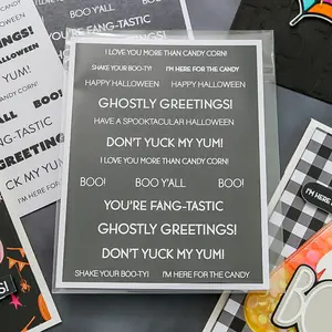 Cut-A-Part Sentiments | Halloween