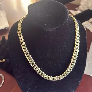 Cuban Link Chain Fashion Necklace for Women Men