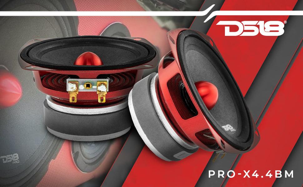 PRO-X 4" Mid-Range Loudspeaker with Bullet | 100W RMS 4-Ohm PRO-X 4" Mid-Range Loudspeaker with Bullet | 100W RMS 4-Ohm