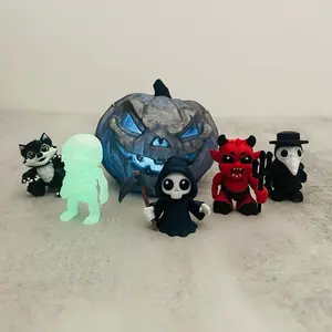 3D Printed Halloween Mini's 5-packs  -  Desk Ornament - Gift Idea - 3D Printed