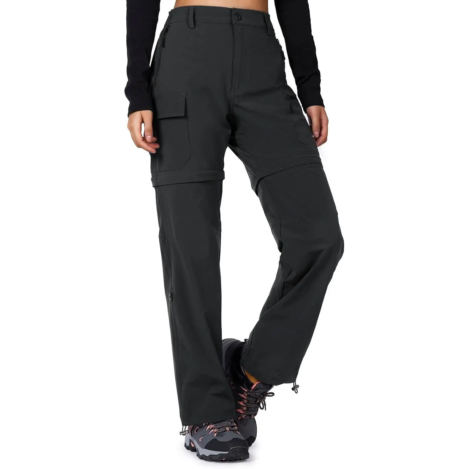 Women's Convertible Hiking Pants Lightweight | Breathable, Quick Dry, Water Resistant, Stretch, 3-in-1, Zip off, All-Weather Adaptable, Ideal for Outdoor, Travel & Daily