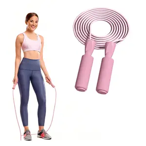 Skipping rope, fitness weighted jump rope, anti-tangle quick jump rope exercise, suitable for men, women, children