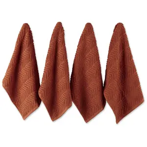 Design Imports Set of 4 Chevron Luxury Barmops