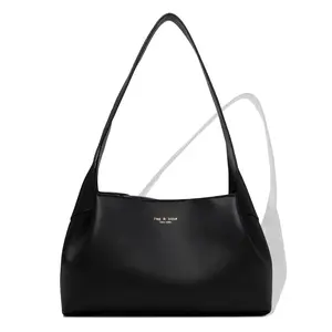 Rag & Bone Slade Shoulder Bag Minimal Leather Everyday Style Smooth Luxe Finish Clean Logo Design Comfortable Strap Structured Shape Timeless Black Colorway