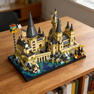 Medieval European Castle Building Bricks Set, Bricker Build Sets, 2700+ Pieces, DIY Construction Kit for Kids and Adults, Creative Toy Gift