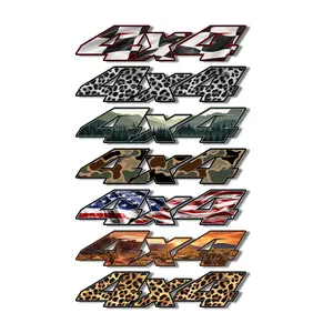 Specialty 4x4 Printed Sticker Decals Set of two 18"x3.75" decal sticker premium vinyl