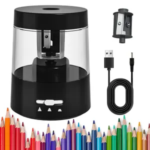 ZMOL Pencil Sharpener Electric Pencil Sharpeners, Portable Pencil Sharpener Kids, Blade to Fast Sharpen, Suitable for No.2/Colored Pencils