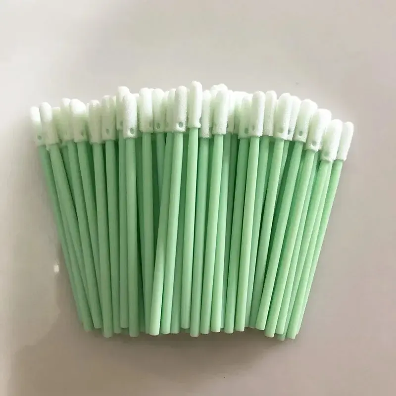100pcs/bag Fiber Optic Cleaning Tool Micro Cleaning Foam for Fiber Cleaning Printhead Cleaning Tool