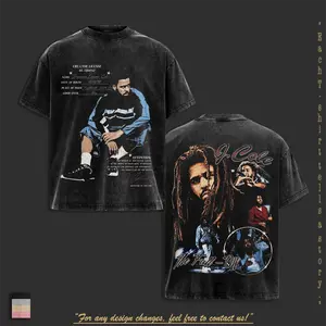 ReTro J. Cole - The Fall-Off Album Graphic High-quality, Soft Washed Cotton T-Shirt, Disc 29, Disc 39 Hip-Hop Shirt, The Fall-Off Album Jermaine Lamarr Cole Fan Graphic Tee, Dreamville Cole World Music Fan Merch Shirt