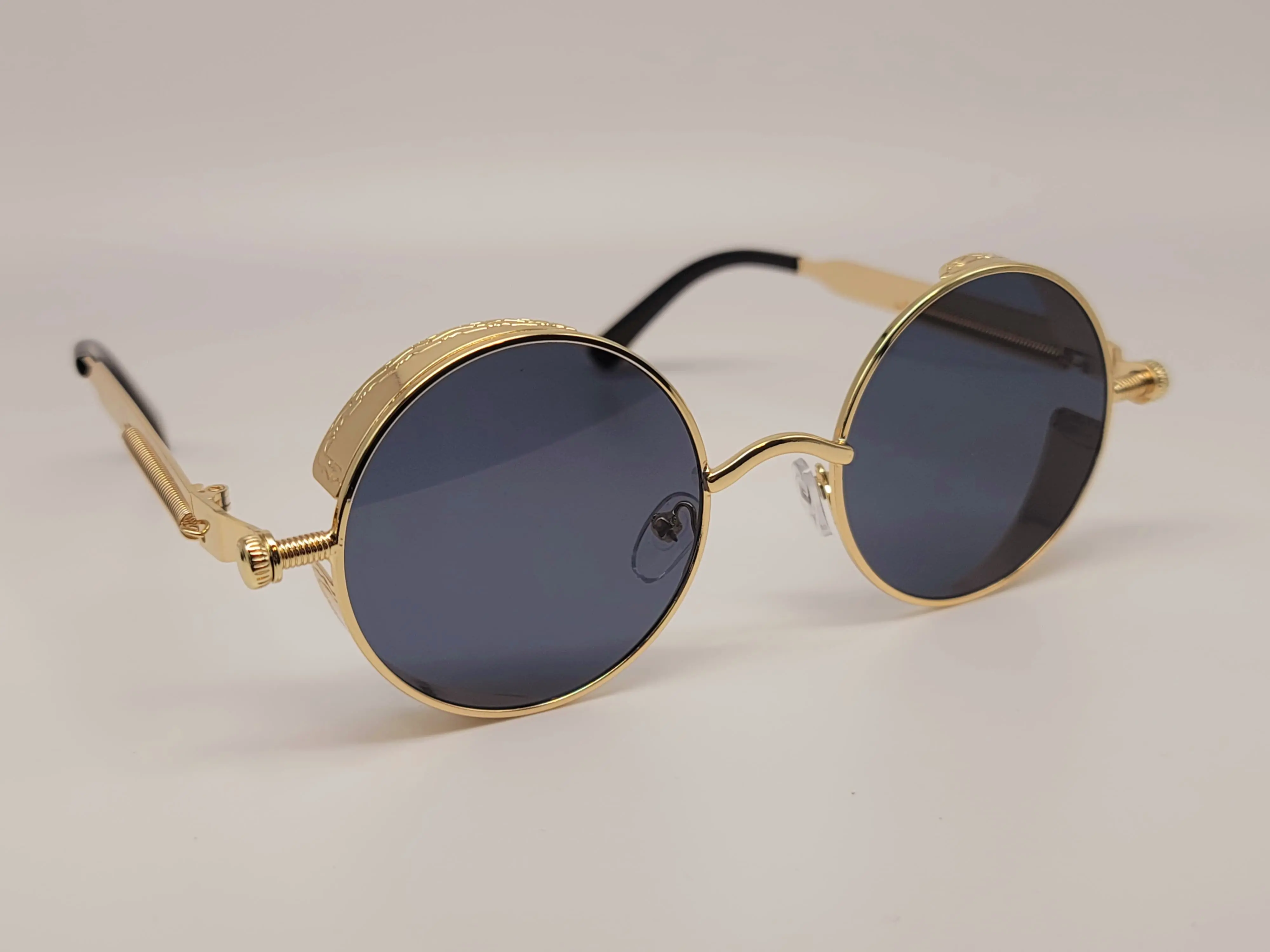 Steampunk Goggles Glasses Round Sunglasses Emo Retro Vintage