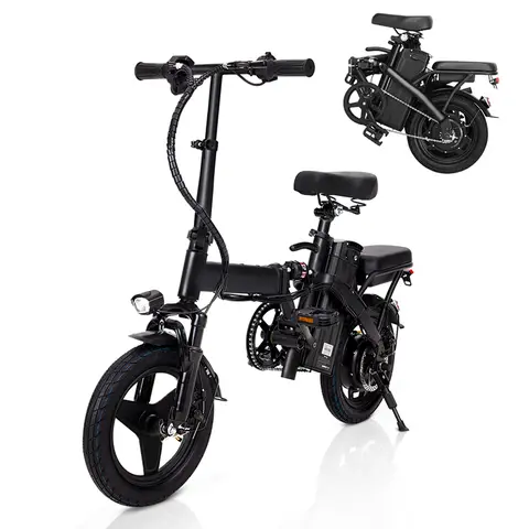 APYEAR 750W High Brushless Gear Motor 48V12Ah Folding Ebike, 22+MPH Portable Electric Bicycle with Removable Battery, Commuting Ebikes for Outdoor Cycling Sports, Portable Bikes