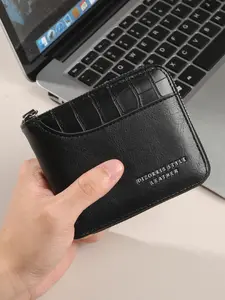 Men's Business Fashion Patchwork Short Wallet, Business Wallets, Casual Multi Card Slot Wallet for Daily Used, Vintage All-match Bifold Wallet for Men