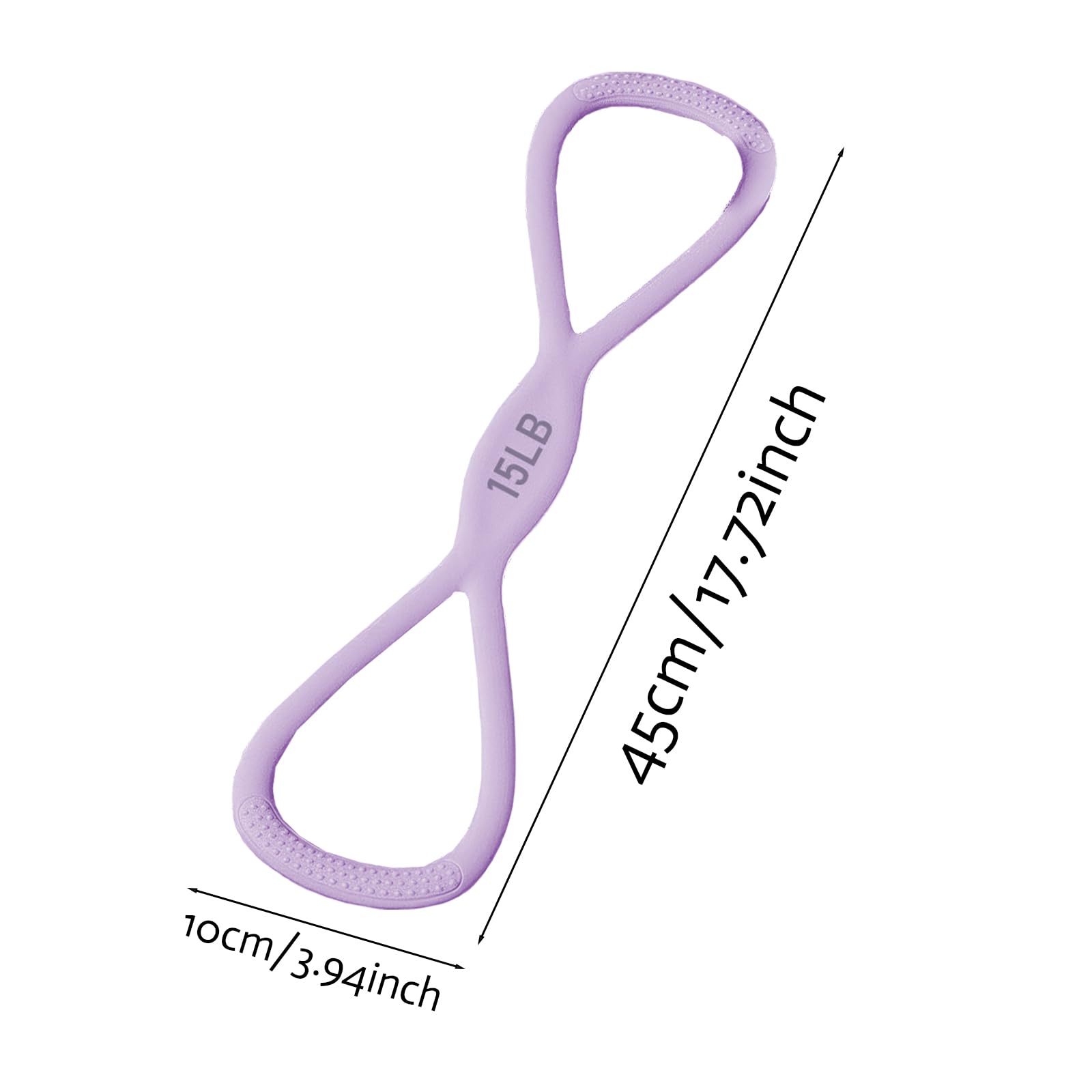 Resistance Bands Figure 8 Exercise Bands for Women 8 Shaped TPE Material for Arms Chest Expander Yoga Gym Fitness Muscle Training Equipment Stretching Gear Latex Free Elastic