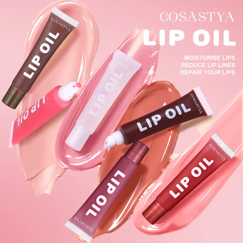 Lip Oil Moisturizing and layered application of Dudu Lip Jelly Lip Colored Lip Oil (6 PACK)