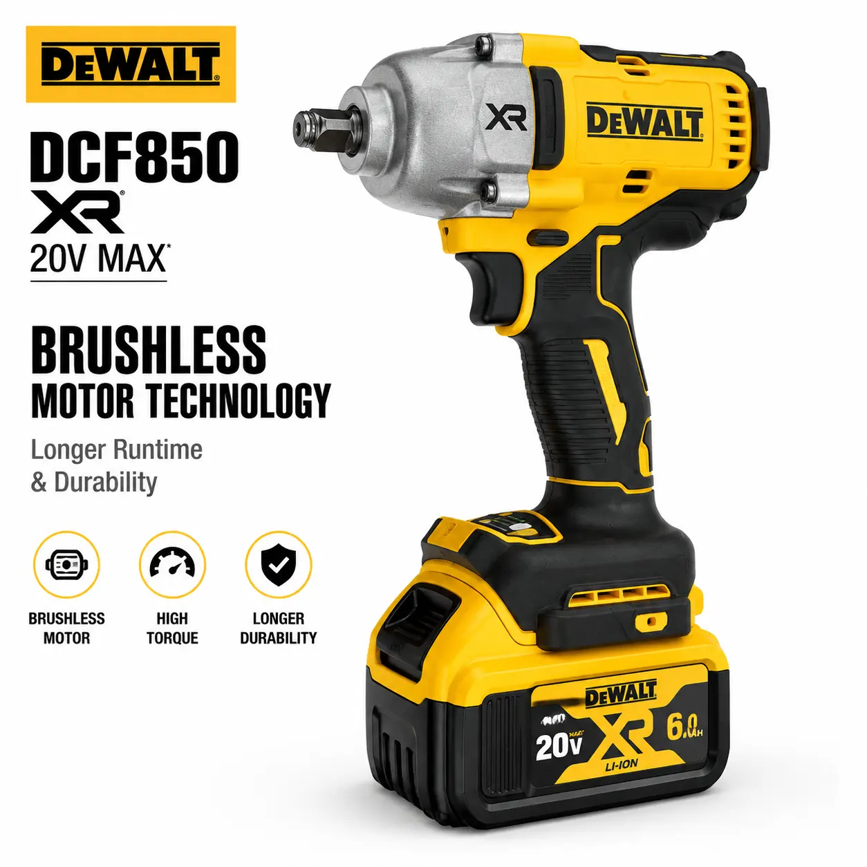DEWALT DCF900 20V MAX Impact Wrench  1400 ft-lbs breakaway torque + DCB115 Charger + 6Ah Battery! Perfect for rusty lug nuts & heavy equipment  #DEWALT #ImpactWrench #ToolReview,home,project,,Cordless,car,heavy duty,repair tool,maintenance