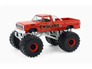 1990 Dodge Ram D250 Cyborg Monster Truck (Kings of Crunch Series 16) Diecast 1:64 Scale Model - Greenlight 49160E