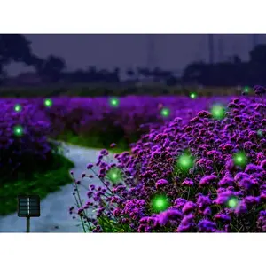 Solar   Lights, 9 LED Automated Pulsating String Chasing  Lights Lantern Solar Outdoor  (2 Pack)