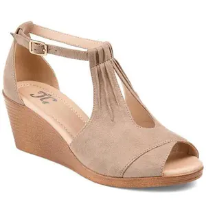 Journee Collection Womens Tru Comfort Foam Wide Width Kedzie Wedge