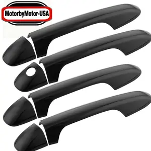 【Spring Glow Up】4 Pcs Toyota Tacoma Front and Rear Glossy Black Door Handle Covers Trim Truck Accessories