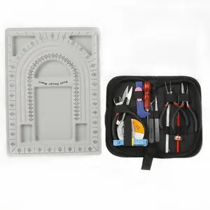 All In One Beading And Jewelry Making Tool Kit With Portable Case