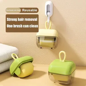 Mini Reusable Washable Lint Roller - Strong Adhesive Hair Sticking Machine for Clothes, Pets, Furniture Cleaning - Durable Plastic, Pet Hair Remover | Compact Size | Easy Handling | Buy 1 get 1