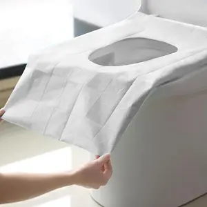 Disposable Toilet Seat Cover, 10/20/50pcs Individual Packing Disposable Toilet Seat Cover, Toilet Seat Cover for Home Bathroom Travel Hotel Salon, Bathroom Accessory, Toilet Seat Protector
