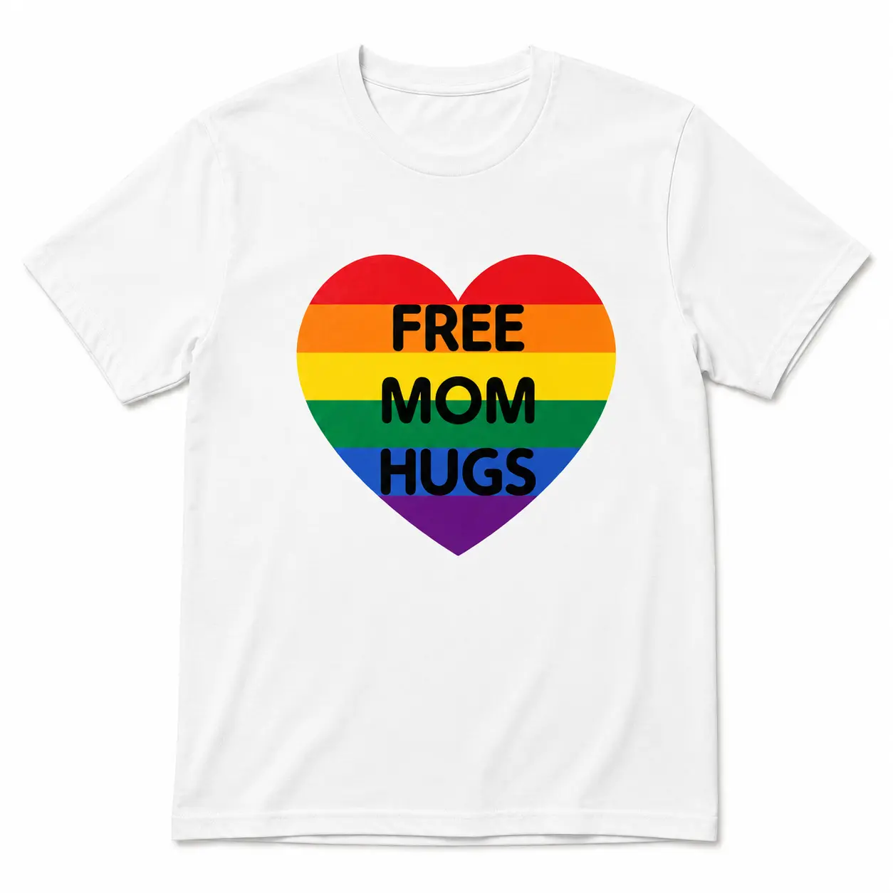 Unisex Graphic T-Shirt - Free Mom Hugs