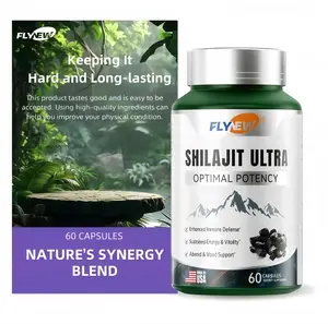 Shilajit for Men Women, Shilajit with Naturally Fulvic Acid & L-Arginine, Himalayan Shilajits for Extra Power, Stamina & Immune Support, Non-GMO, Made in USA, 60 Capsules, 1,300mg Per Serving